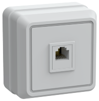 Розетка коммуникационная - витая пара и медь