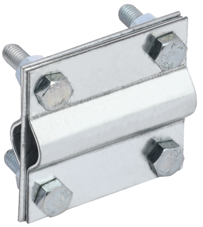 Зажим заземления крестообразный стержень-стержень нержавеющая сталь IEK