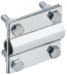 Зажим заземления крестообразный стержень-стержень нержавеющая сталь IEK