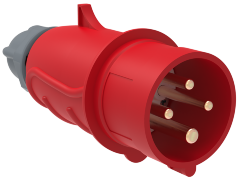 Вилка переносная ССИ-014 16А-6ч/380-415В 3Р+РЕ IP44 MAGNUM IEK