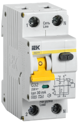 Автоматический выключатель дифференциального тока АВДТ32 C32 IEK