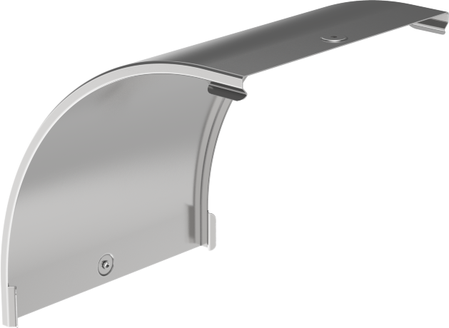 Крышка поворота плавного 90град вертикального внешнего (тип В20) ESCA 100мм IEK