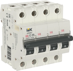 ARMAT Автоматический выключатель M06N 4P C 25А IEK