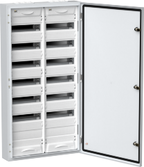 TITAN 5 Корпус металлический ЩРн-168 (2х84) 1085х570х140мм IP54 белый (одна дверь) IEK