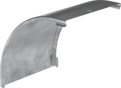 Крышка поворота плавного 90град вертикального внешнего (тип В20) ESCA 150мм HDZ IEK