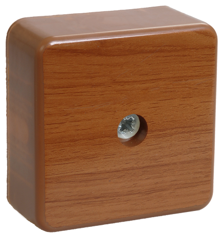 Коробка распаячная КМ41205-05 для открытой проводки 50х50х20мм дуб IEK