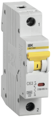 Выключатель автоматический ВА47-60 1Р 63А 6кА С IEK