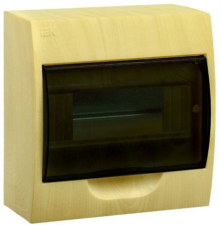 Корпус модульный пластиковый навесной ЩРН-П-8 (сосна) IP41 IEK