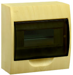 Корпус модульный пластиковый навесной ЩРН-П-8 (сосна) IP41 IEK