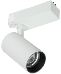 Светильник светодиодный трековый 302 PRO 30Вт 4000K трехфазный 36град белый IEK
