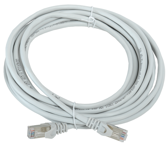 Шнур коммутационный (патч-корд) кат.5E FTP 10м серый GENERICA