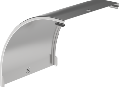 Крышка поворота плавного 90град вертикального внешнего (тип В20) ESCA 150мм IEK