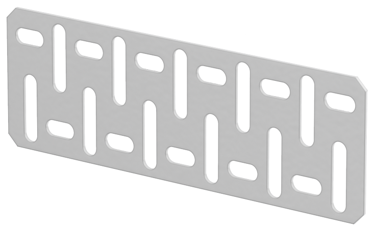 Пластина соединительная h=100мм RAL IEK
