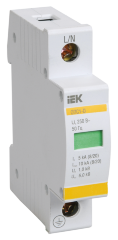 Ограничитель импульсных перенапряжений ОПС1-C 1Р 20/40кА 400B IEK