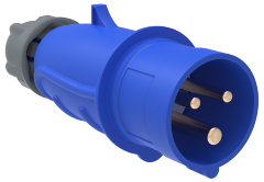 Вилка переносная ССИ-023 32А-6ч/200-250В 2P+PE IP44 MAGNUM IEK