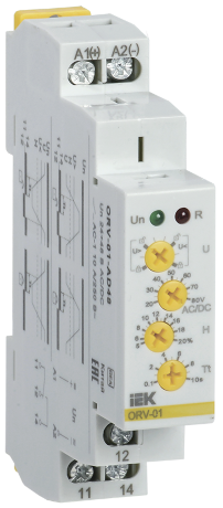 Реле контроля напряжения ORV 1 фаза 24-48В AC/DC IEK