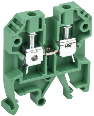 Клемма винтовая КВИ-4мм2 зеленая IEK