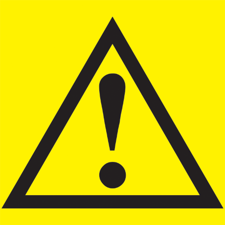 Самоклеящаяся этикетка 150х150мм "Внимание опасность" IEK