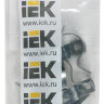 Скоба металлическая двухлапковая d25-26мм (10шт/упак) IEK