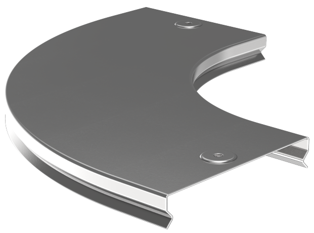 Крышка поворота плавного 90град (тип Г01) ESCA 400мм IEK