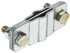 Зажим соединительный параллельный полоса/пруток-полоса/пруток нержавеющая сталь IEK