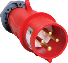 Вилка переносная ССИ-024 32А-6ч/380-415В 3Р+РЕ IP44 MAGNUM IEK