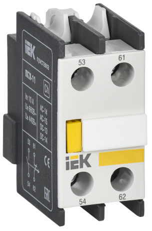 Приставка ПКИ-11 дополнительные контакты 1з+1р IEK