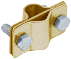 Зажим соединительный параллельный пруток-стержень латунь IEK