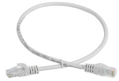 Шнур коммутационный (патч-корд) кат.5E UTP 1м серый GENERICA