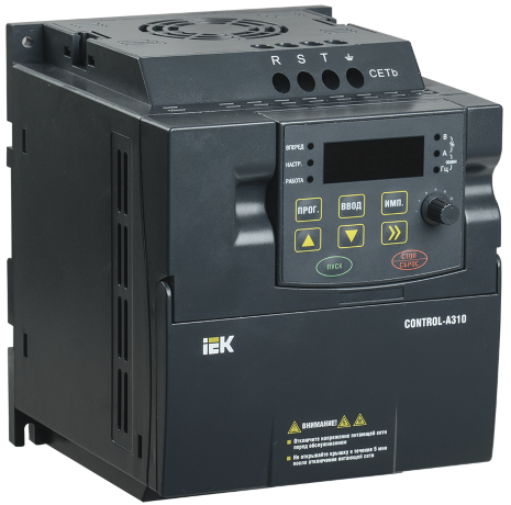 Преобразователь частоты CONTROL-A310 220В 1Ф 2,2кВт 10A IEK