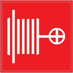 Самоклеящаяся этикетка 150х150мм "Пожарный кран" IEK