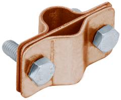 Зажим соединительный параллельный пруток-стержень медь IEK