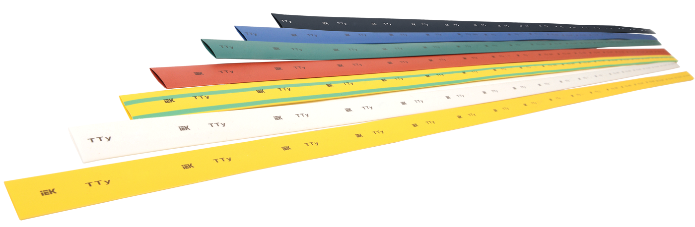 Трубка термоусаживаемая ТТУ 60/30 синяя (1м) IEK