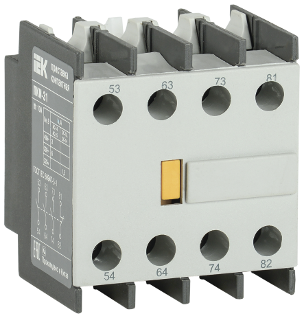 Приставка ПКИ-31 дополнительные контакты 3з+1р IEK