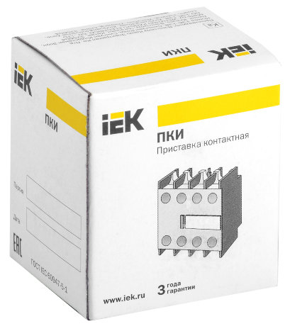 Приставка ПКИ-31 дополнительные контакты 3з+1р IEK