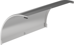 Крышка поворота плавного 90град вертикального внешнего (тип В20) ESCA 500мм IEK