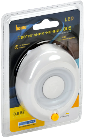 LIGHTING Светильник-ночник светодиодный 005 овал 220В IEK