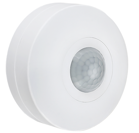 Датчик движения ДД-025 1200Вт 360град 6м IP20 белый IEK