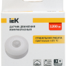 Датчик движения ДД-025 1200Вт 360град 6м IP20 белый IEK