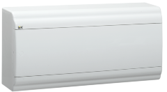 Бокс ЩРН-П-18 модулей навесной пластик IP41 PRIME белая дверь IEK