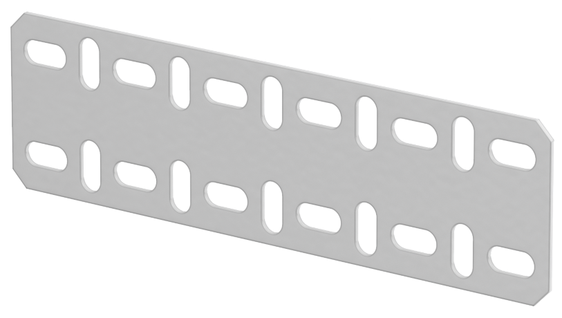 Пластина соединительная h=80мм RAL IEK