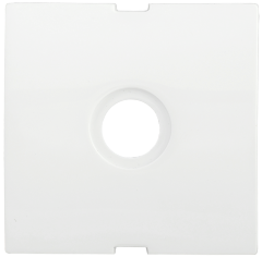 Накладка телевизионная проходная/оконечная НTV-1-ББ BOLERO белый IEK