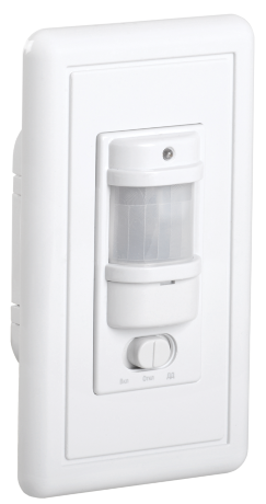 Датчик движения ДД-028 1200Вт 140град 9м IP20 белый IEK