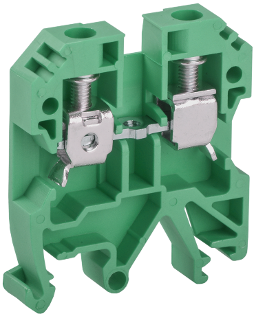 Клемма винтовая КВИ-6мм2 зеленая IEK