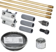 Комплект заземления 6/16 латунь IEK