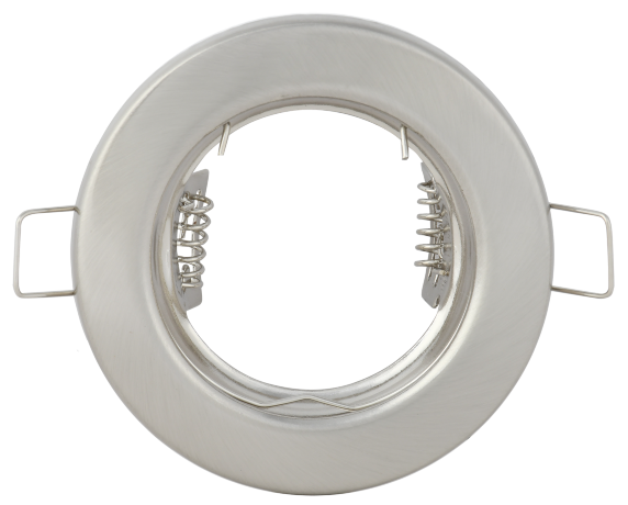 Светильник встраиваемый под лампу MR16 хром матовый IEK