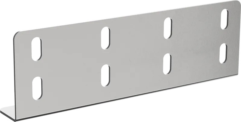 Пластина соединительная усиленная h=80мм 1,5мм RAL 9016 IEK