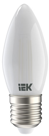 Лампа светодиодная C35 свеча матовая 7Вт 230В 4000К E27 серия 360° IEK