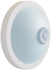 Светильник НПО3236Д 2х25 с датчиком движения белый IEK