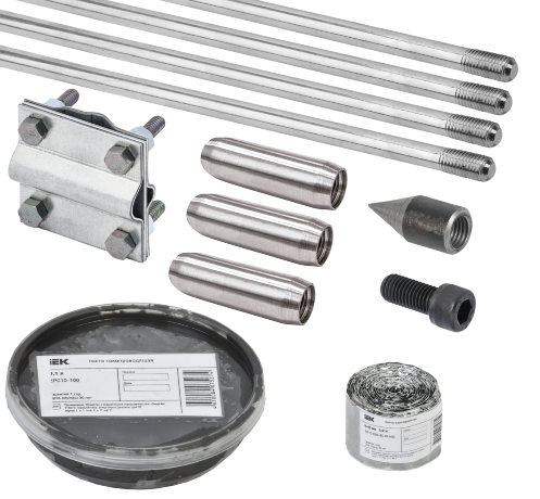 Комплект заземления 6/16 нержавеющая сталь IEK